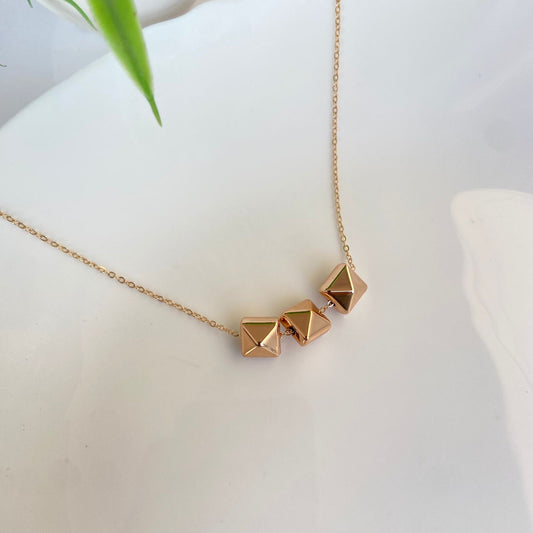 Cubic Charm Necklace