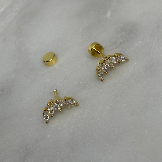 Dazzle Flatback Earrings