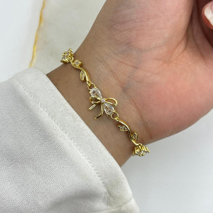 Fairy Bow Chain Bracelet