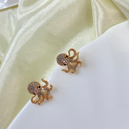 Octopus Luxe Stud Earrings