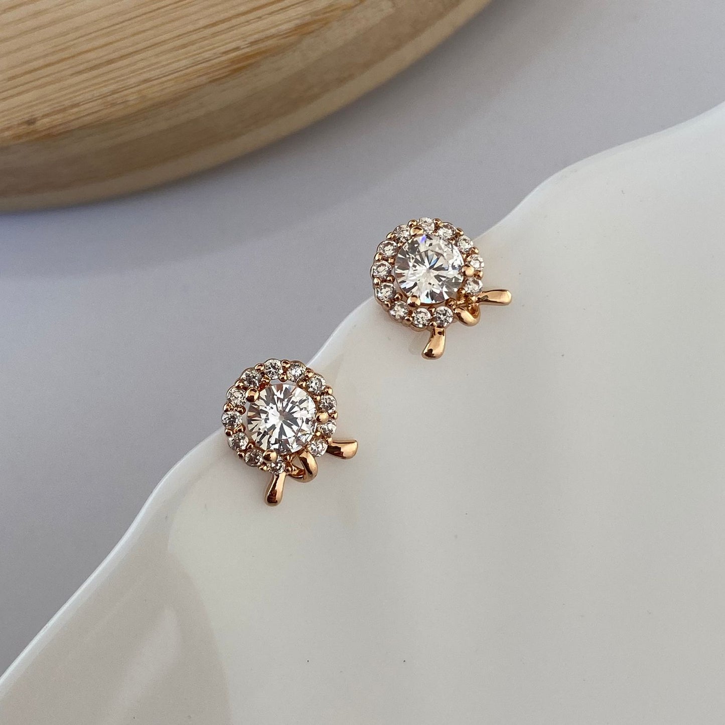 Silva Solitaire Earrings