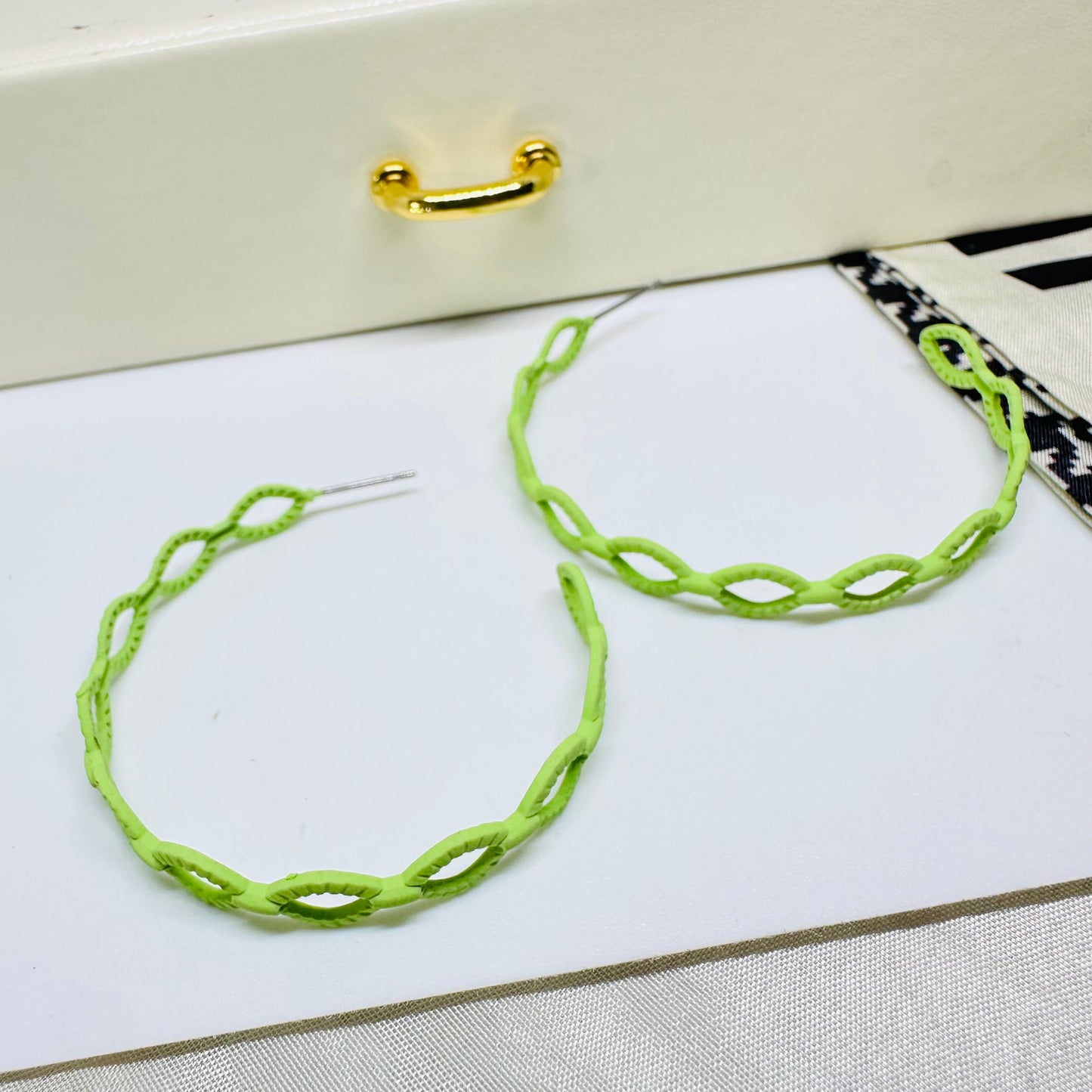 Lush Green Summery Hoops