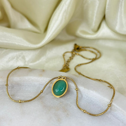 Teal Opal Necklace