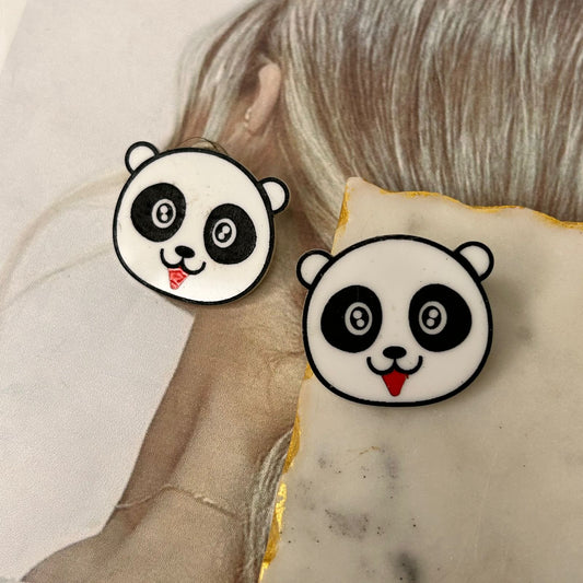 Panda Earrings
