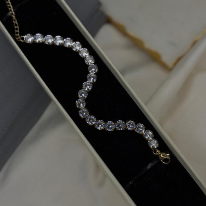 Eternal Spark Gold Chain Bracelet