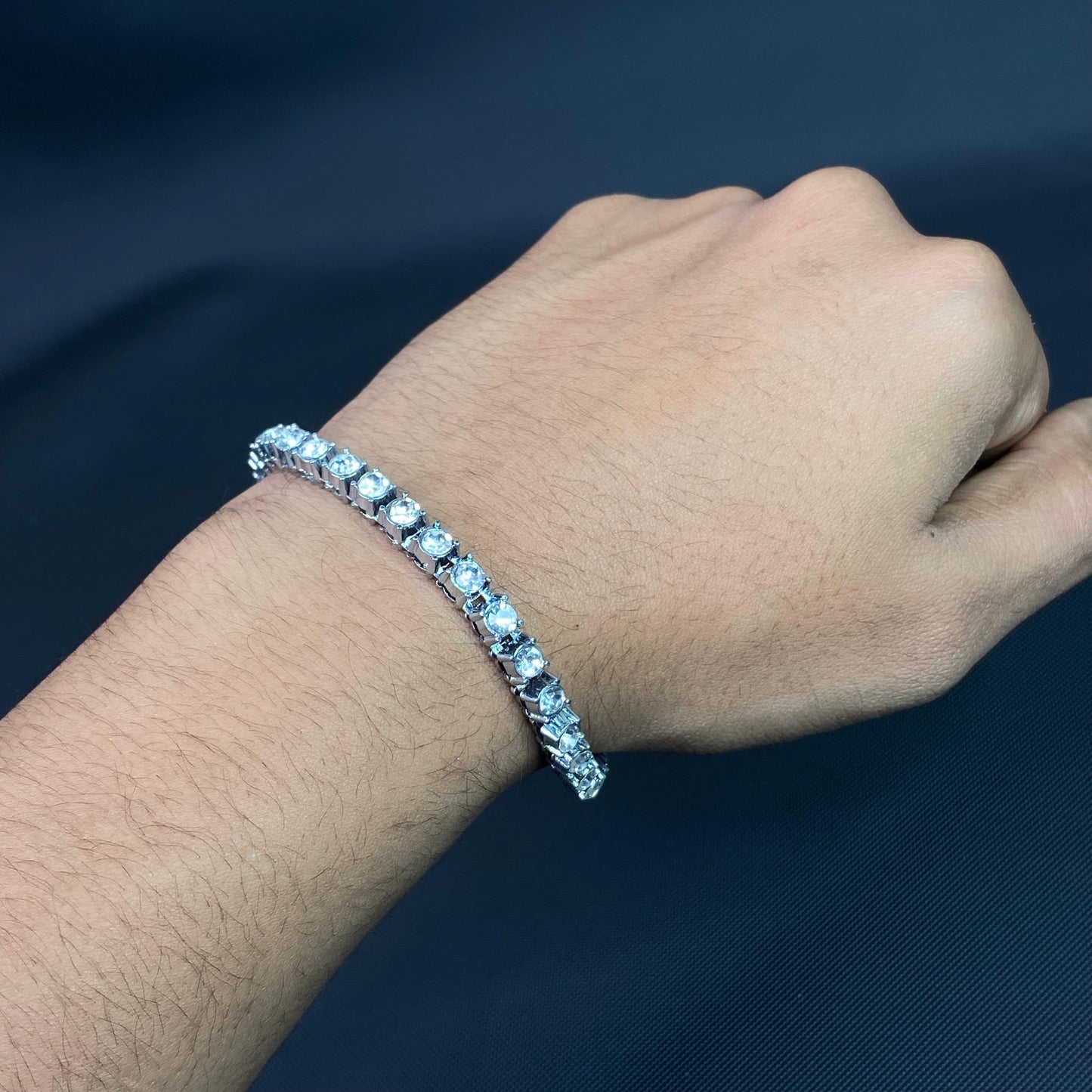 Tennis Silver Bracelet