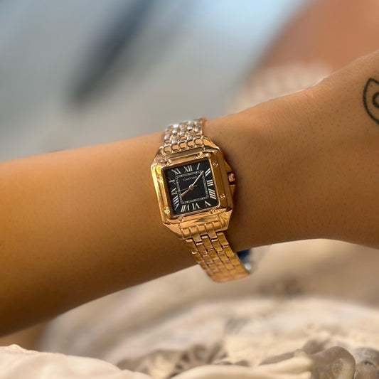 Crtr Black Dial Watch
