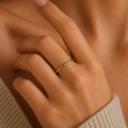 Sleek Stone Ring