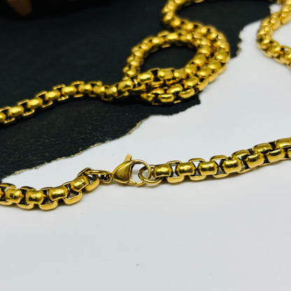 Men's Box Gold Chain