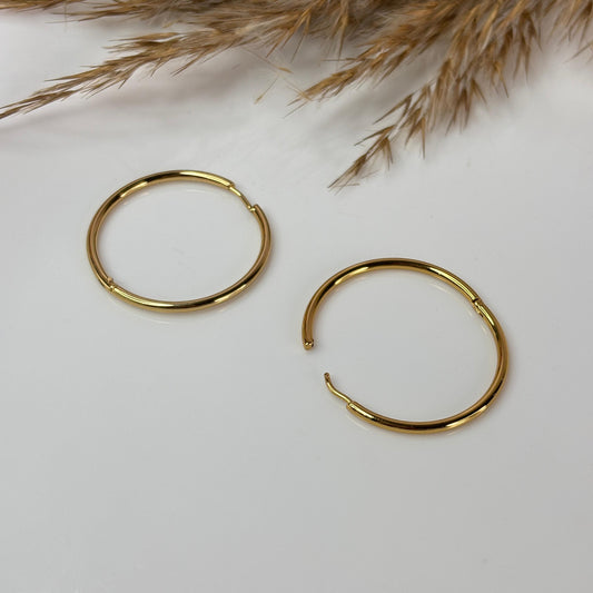 Round Big Hoops