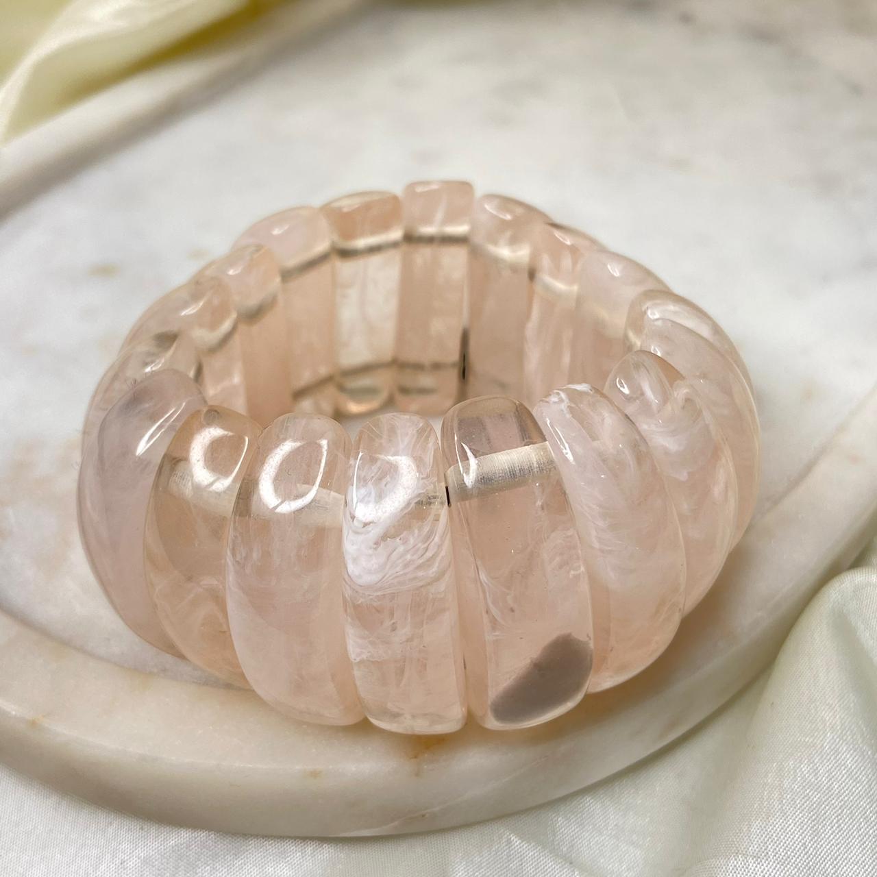 Stretchable Resin Chunky Bracelets