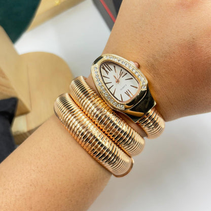 Spiral Watch ( Rose Gold )