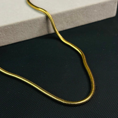 Artemis 18K Gold-Plated Men's Chain 6mm