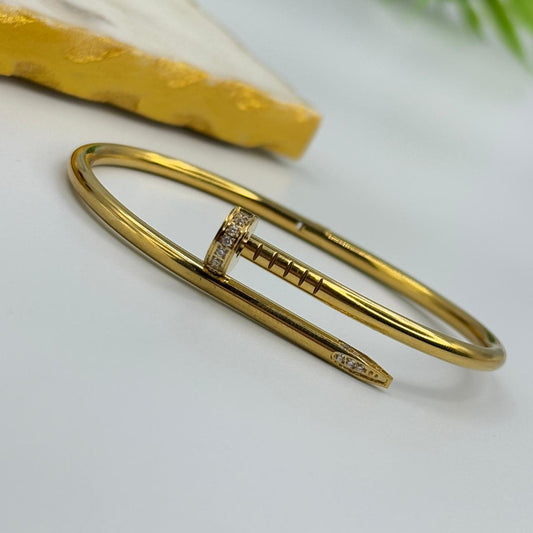 Sleek nail Bracelet  (Small Size-2.2-2.4)
