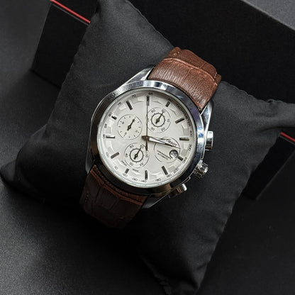 Tissot White Dial Chronograph Watch