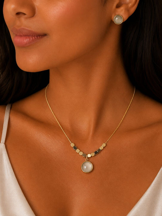 White Spark Jewellery Set