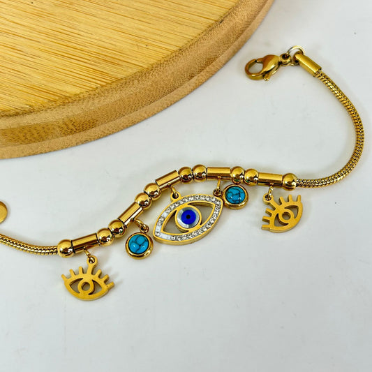 Classic Evil Eye Chain Bracelet