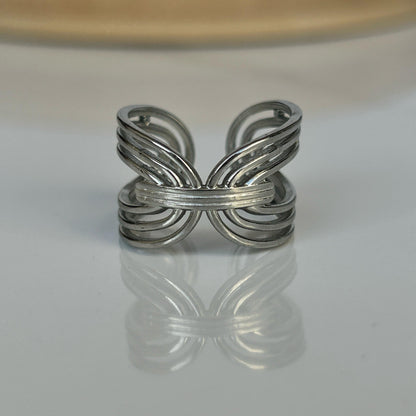 Vivid Silver Ring