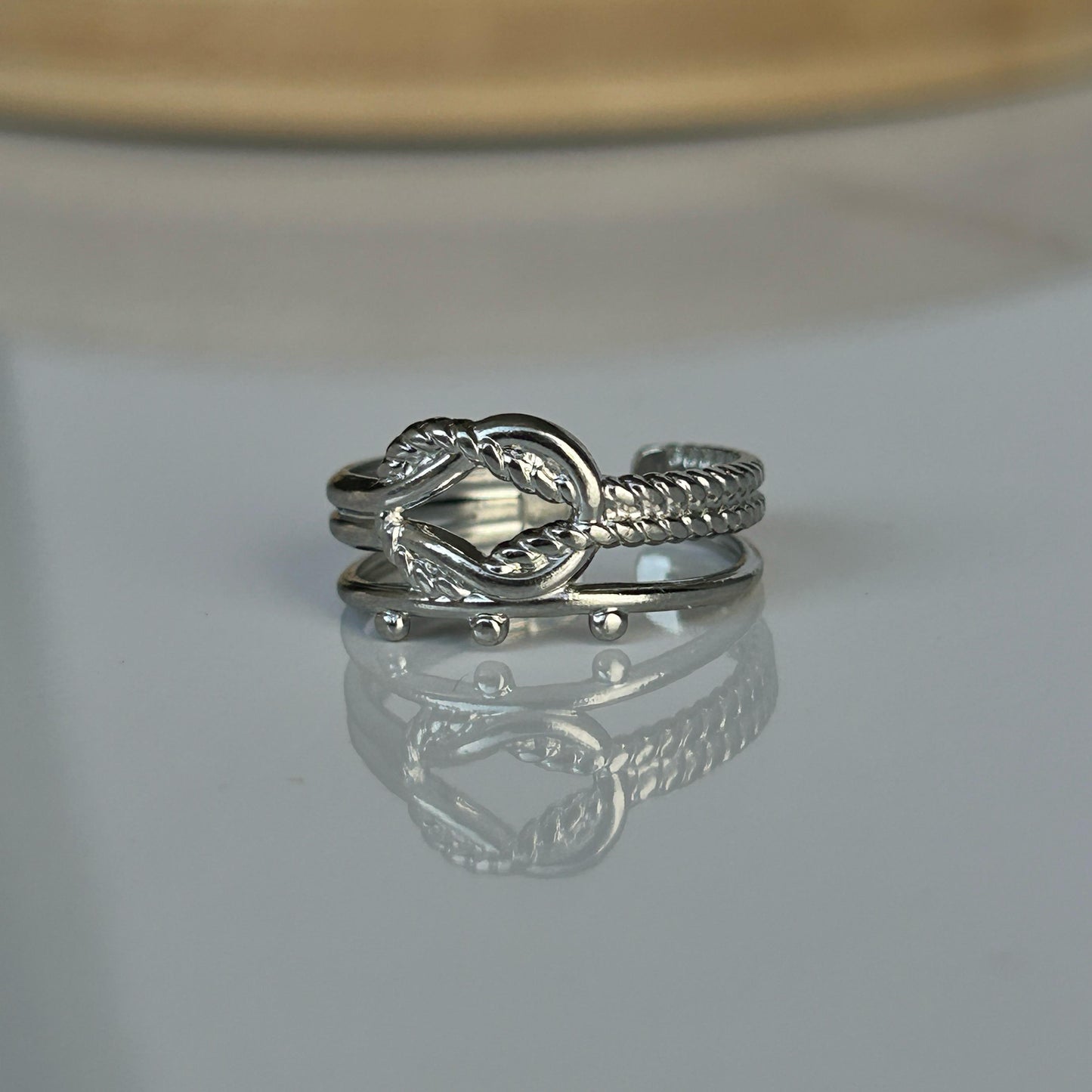 Azure Silver Ring