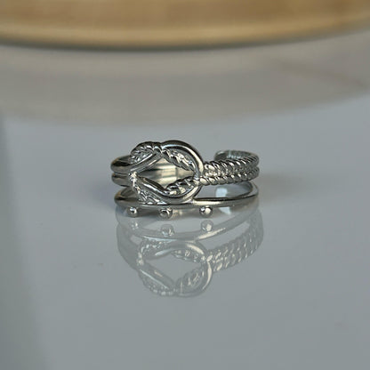 Azure Silver Ring
