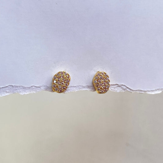 Studded Coaster Earrings