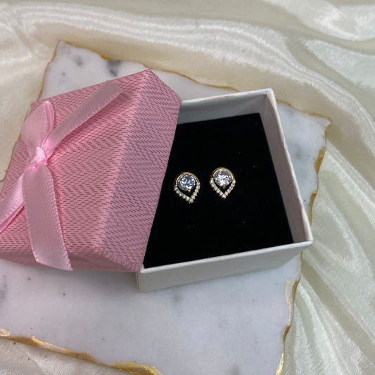 Diamond Drop Studs
