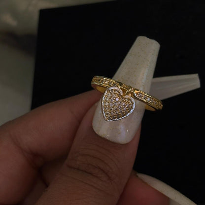 Heart Drop Ring