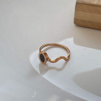 Oval Wave Classic Ring