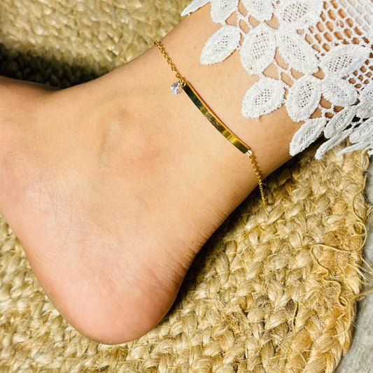 Hanging Stone Anklet