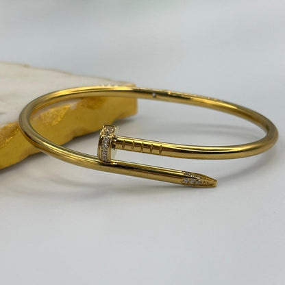 Sleek nail Bracelet  (Small Size-2.2-2.4)
