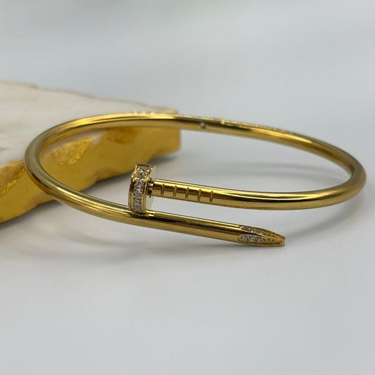 Sleek nail Bracelet  (Small Size-2.2-2.4)