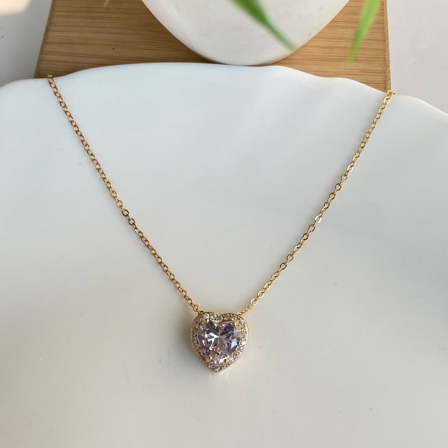 Heart Solitaire Necklace
