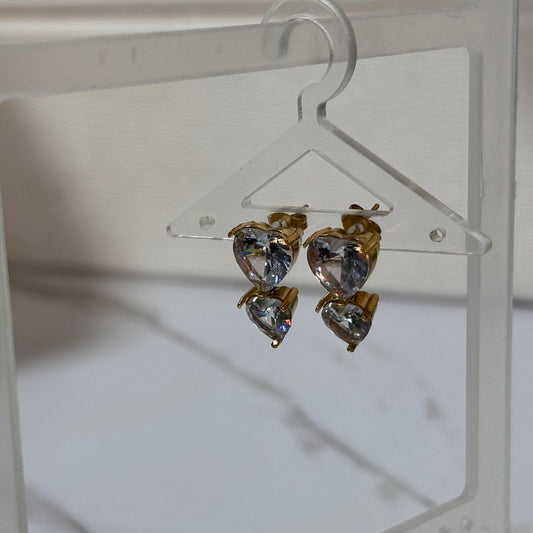 Lara Heart Earrings