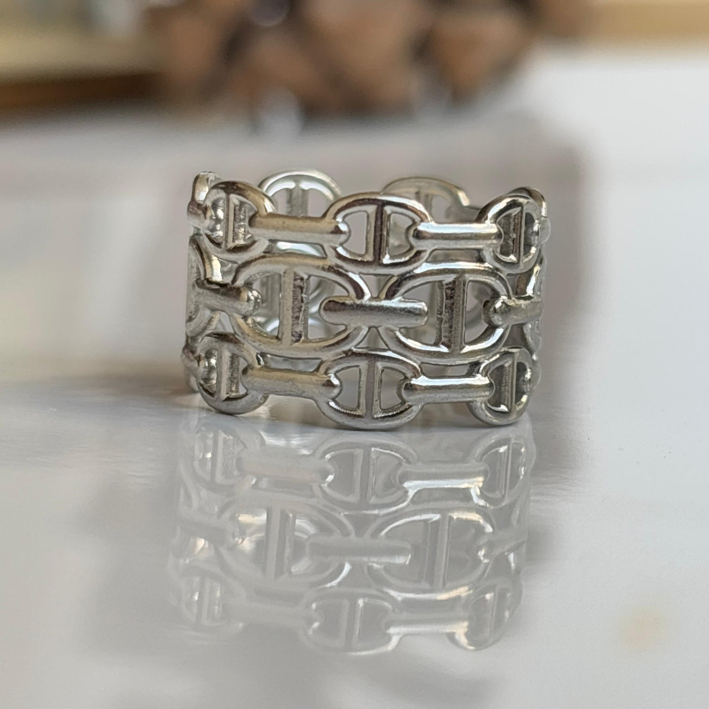 Dior Inspired Sliver Band