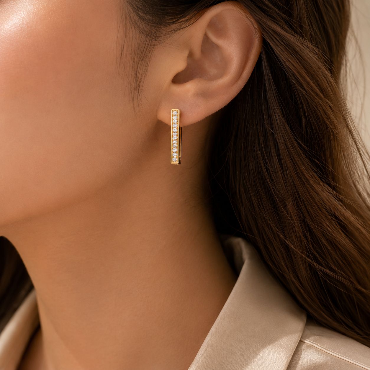 Radiant Luxe Hoop Earrings