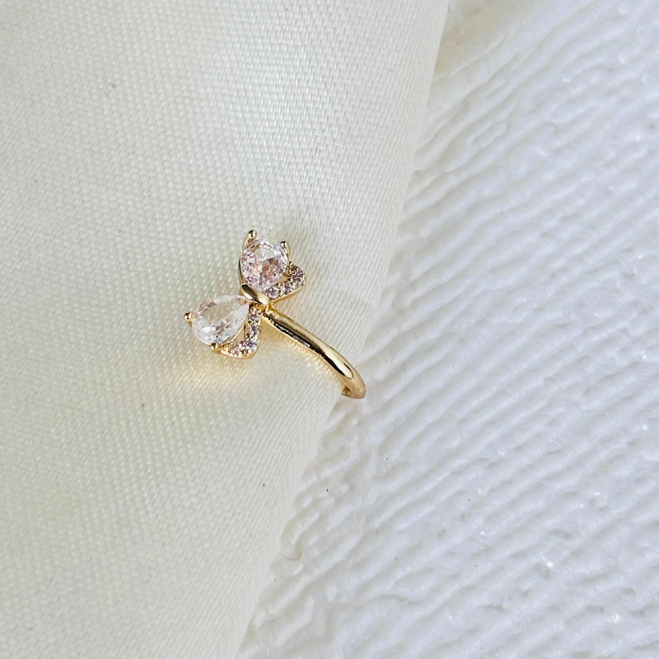 Little Bow Nose Pin ( Gold )