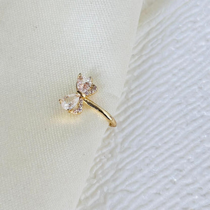 Little Bow Nose Pin ( Gold )