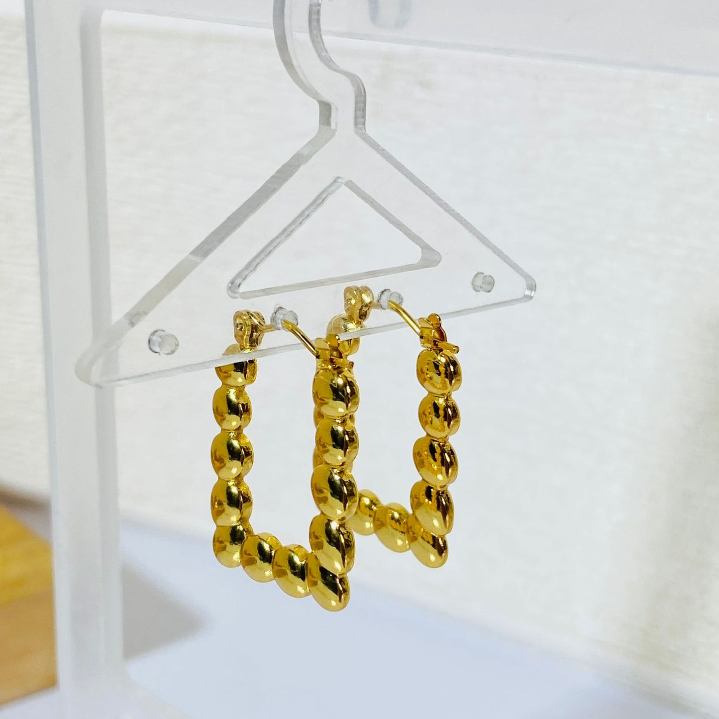 Bubble Square Hoops