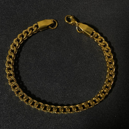 Athens 18K Gold Plated Chain Bracelet