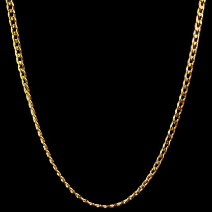 Cuban Gold-Plated Men's Chain 2.5mm