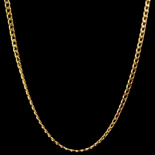 Cuban Gold-Plated Men's Chain 2.5mm