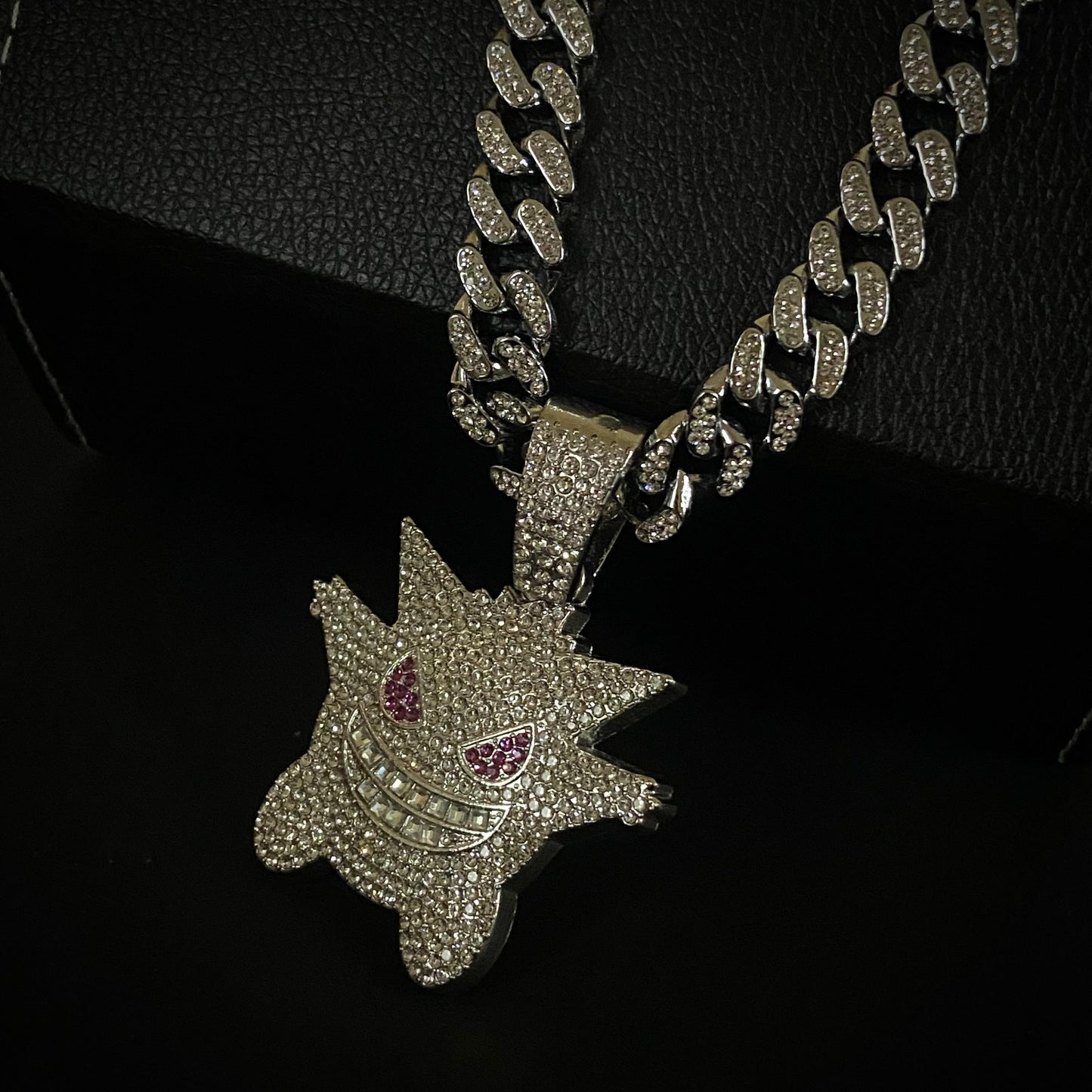 Gengar Pokémon ICED Out Neckchain