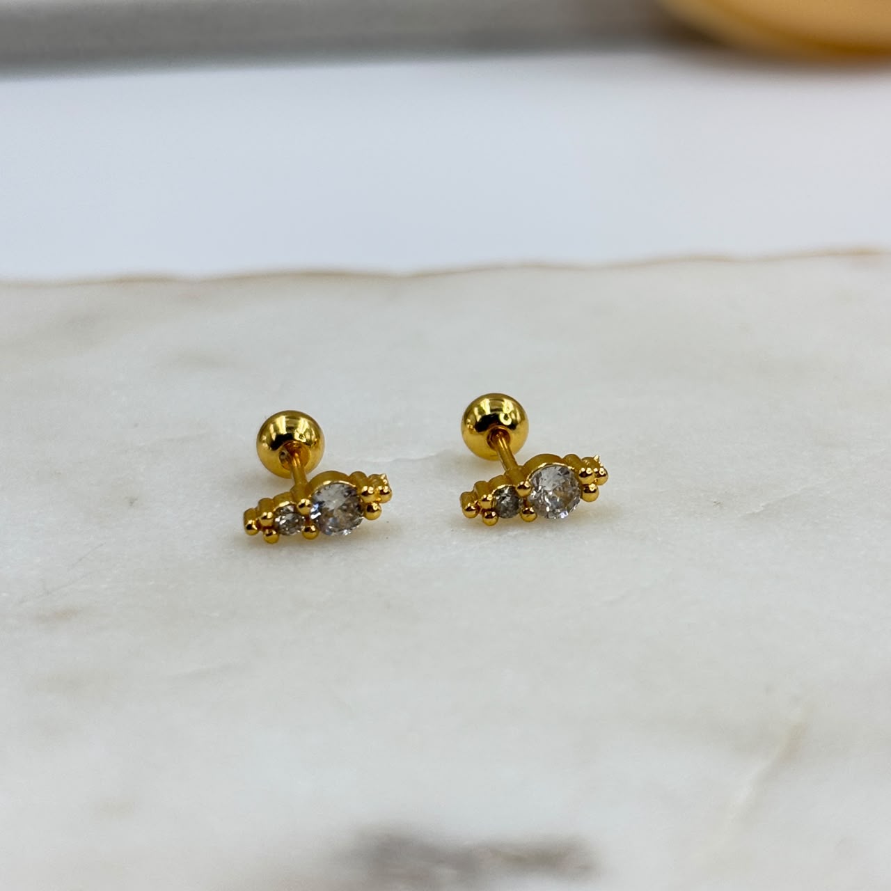 Ivy Flatback Earrings