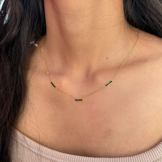 Emerald Otis Necklace