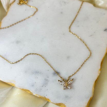 Dainty Butterfly Necklace