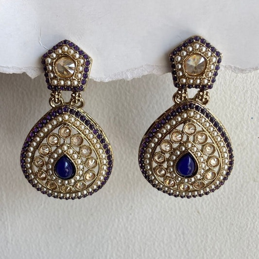 Barkha Pakistani Jhumka ( Blue )