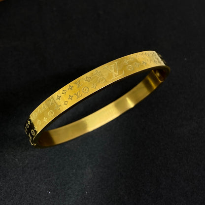 Classic Vuitton 18K Cuff Bracelet