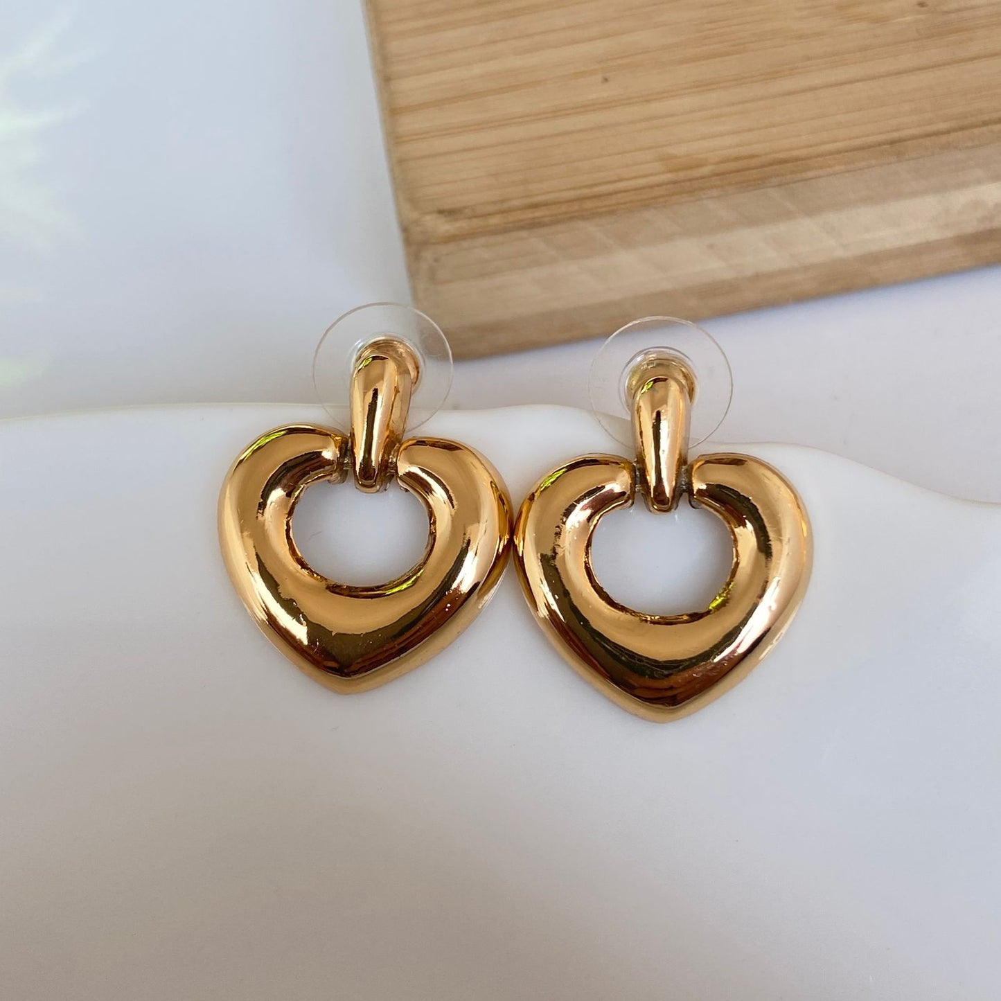 Heart Statement Earrings