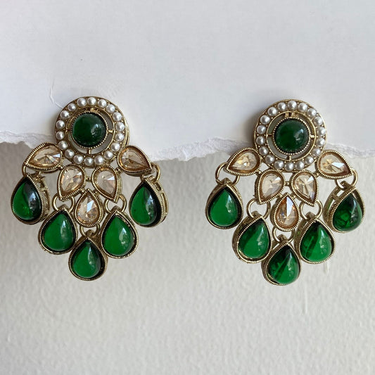 Meher Pakistani Jhumki ( Emerald )