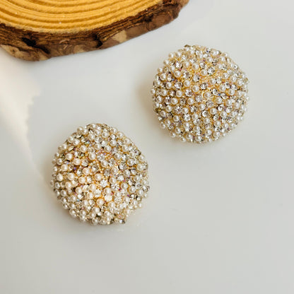 Party Bling Round Studs